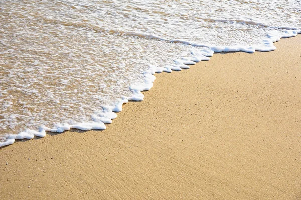 Paradise Hot Tropical Climate Sandy Beach Sea Calm Wave — Stock Photo, Image