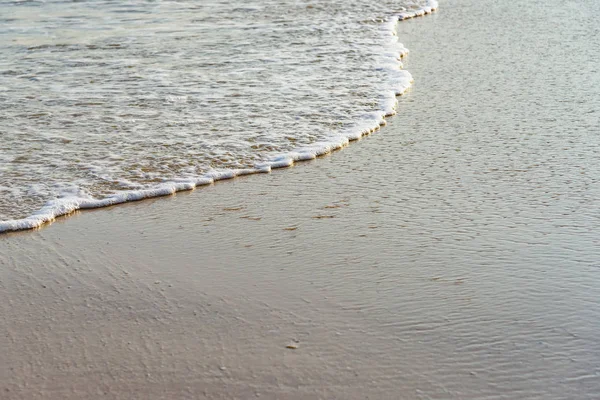 Paradise Hot Tropical Climate Sandy Beach Sea Calm Wave — Stock Photo, Image