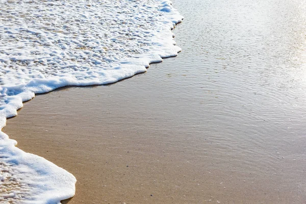 Gorący Klimat Tropikalny Piaszczystej Plaży Paradise Sea Fala Spokoju — Zdjęcie stockowe