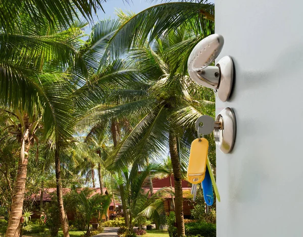 Paradijs Zee Tropisch Resort Weg Prominad Naar Zee — Stockfoto