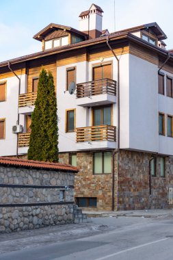 Bulgaristan 'da Bansko sokakları