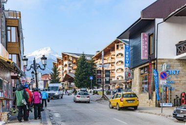 Bulgaristan 'da Bansko sokakları