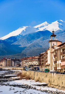 Bulgaristan 'da Bansko sokakları