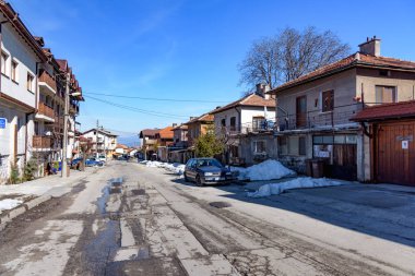 Bulgaristan 'da Bansko sokakları