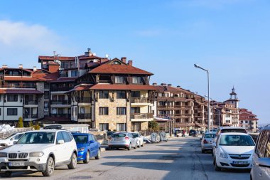 Bulgaristan 'da Bansko sokakları