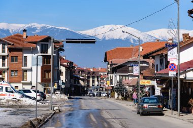 Bulgaristan 'da Bansko sokakları