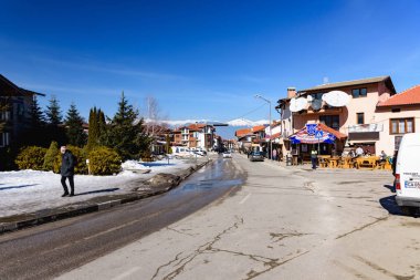 Bulgaristan 'da Bansko sokakları