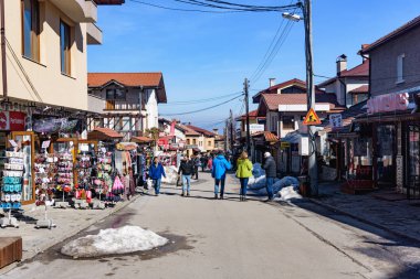 Bulgaristan 'da Bansko sokakları