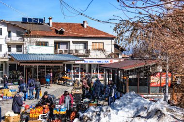 Bulgaristan 'da Bansko sokakları