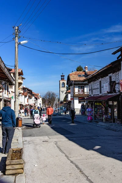 Calles de Bansko en Bulgaria — Foto de Stock