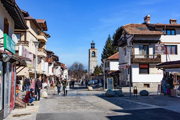 Calles de Bansko en Bulgaria — Foto de Stock