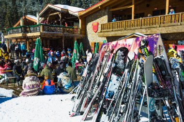 Bansko kayak merkezi. Polyana Banderishka