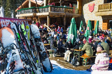 Bansko kayak merkezi. Polyana Banderishka