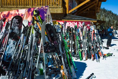 Bansko kayak merkezi. Polyana Banderishka