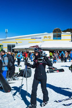 Bansko kayak merkezi. Polyana Banderishka