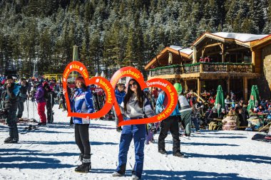 Bansko kayak merkezi. Polyana Banderishka