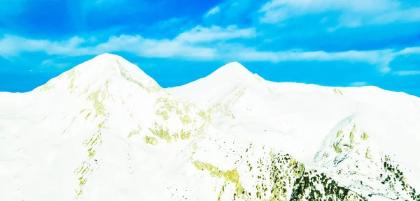 Пиринские горы зимой в Болгарии — стоковое фото