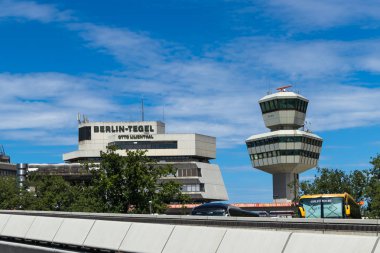 Berlin, Almanya - 7 Temmuz 2018: Berlin, Almanya - 7 Temmuz 2018: Airport Berlin Tegel. Berlin Tegel 