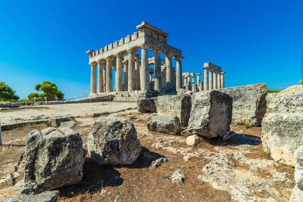 Aphaia Tapınağı Aegina Adası Yunanistan.