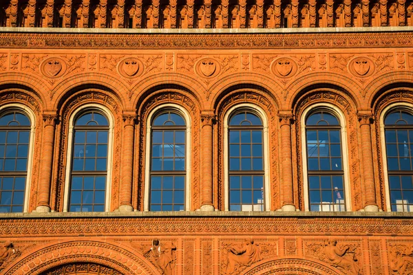 Berlin Germany October 2018 Facade Red City Hall Berlin — Stock Photo, Image