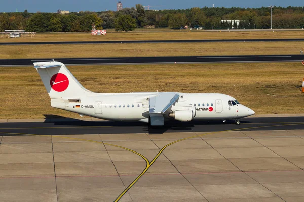 Berlín Alemania Septiembre 2018 Bae 146 200 Por Wdl Aviation — Foto de Stock