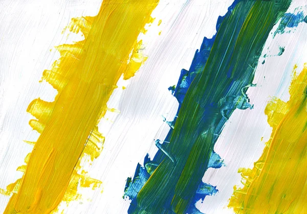 Multicolor Acrylic Paint Texture Abstract Drawing — Stock Photo, Image