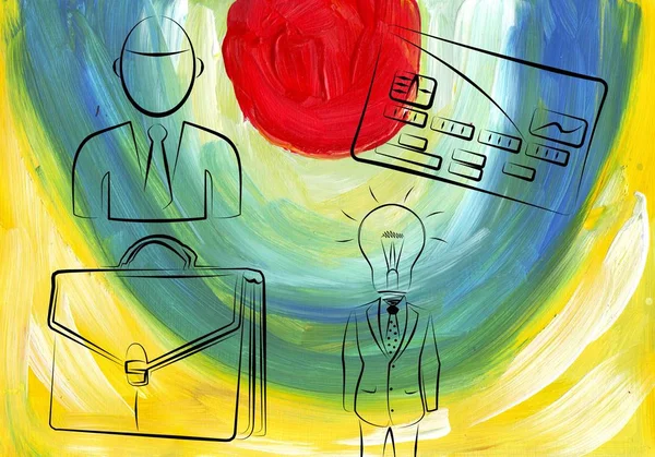 iş fikri yaratıcı ikonik sanat tasarım