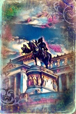 Roma İtalya sanat illüstrasyon