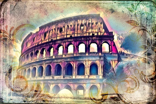 Rom Italien Konst Illustration — Stockfoto