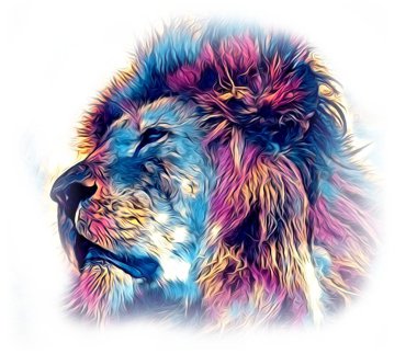 Aslan sanat çizim çizim