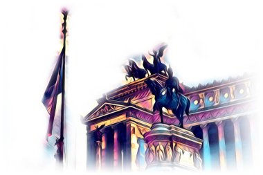 Roma İtalya sanat illüstrasyon