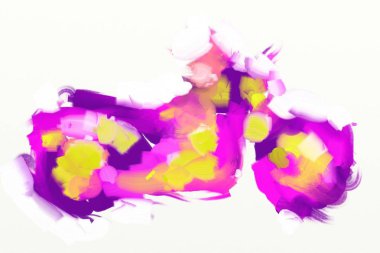 Soyut boyama doku büyük renkler