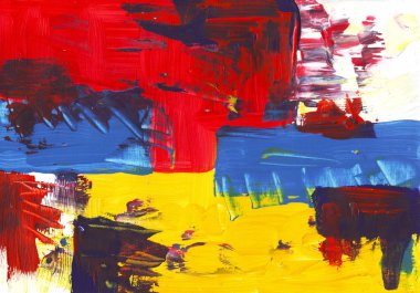 Soyut boyama doku büyük renkler