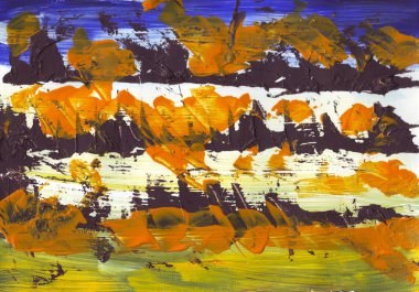 Soyut boyama doku büyük renkler