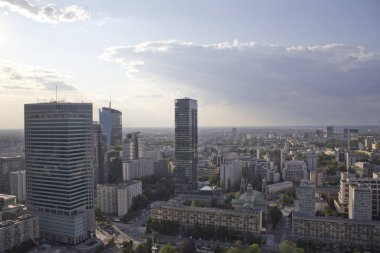 Varşova şehir manzarası bina dış