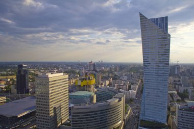 Varşova şehir manzarası bina dış