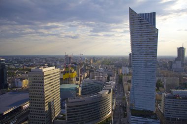 Varşova şehir manzarası bina dış