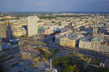 Varşova şehir manzarası bina dış