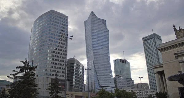 Warsaw Cityscape View Building Exterior — Stock Photo, Image