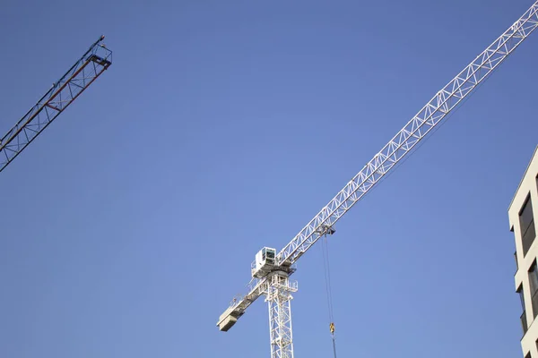 Baustelle Mit Baugerüst — Stockfoto