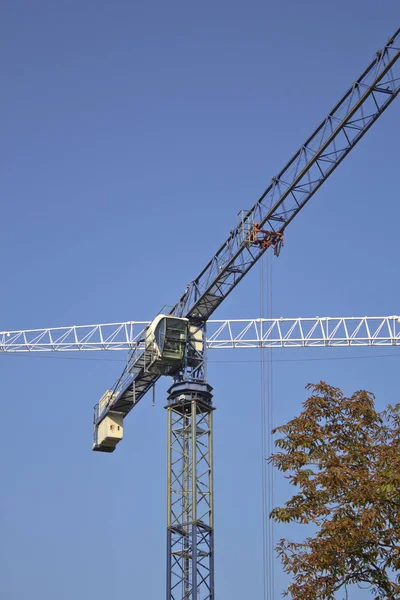 Baustelle Mit Baugerüst — Stockfoto