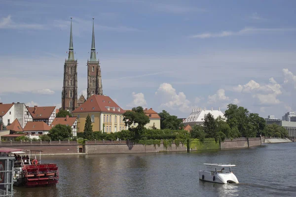 Miasto Wrocław Retro Vintage — Zdjęcie stockowe