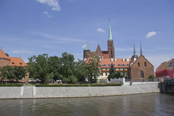 Breslau Stadt Miasto Retro Vintage — Stockfoto