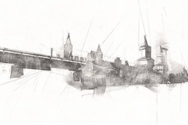 Berlin sanat eskizi çizimi eğlenceli tasarım antika retro
