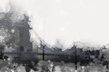 Londra sanat tasarımı çizimi çizimi eğlenceli tasarım antika retro