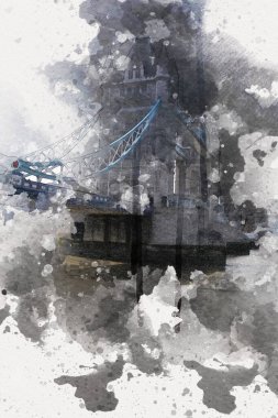 Londra sanat tasarımı çizimi çizimi eğlenceli tasarım antika retro