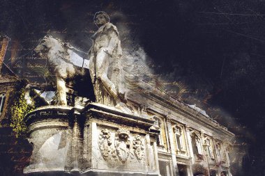 Roma İtalya sanatı eskiz çizimi eğlenceli tasarım antika retro