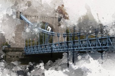 Wroclaw City Poland antika sanat eskizi çizimi