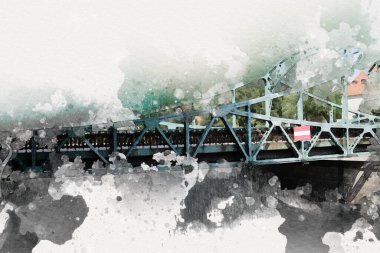 Wroclaw City Poland antika sanat eskizi çizimi