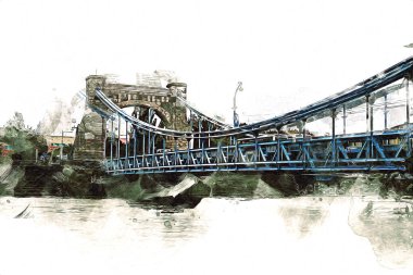 Wroclaw City Poland antika sanat eskizi çizimi